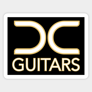 DC Guitars logo shirt Sticker